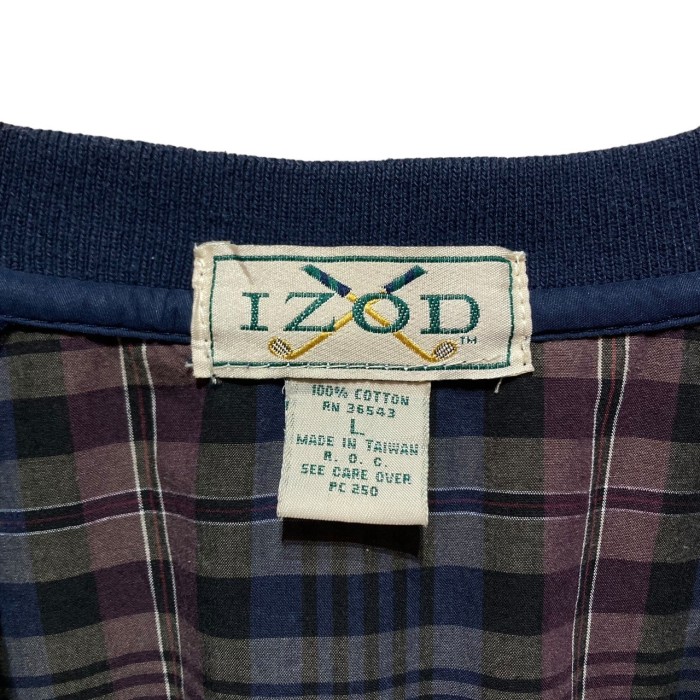 “IZOD” Pullover Plaid Cotton Jacket | Vintage.City 古着屋、古着コーデ情報を発信