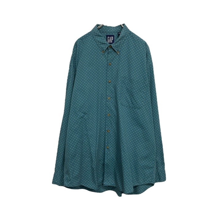 90's “GAP” L/S Dot Pattern Shirt | Vintage.City 古着屋、古着コーデ情報を発信