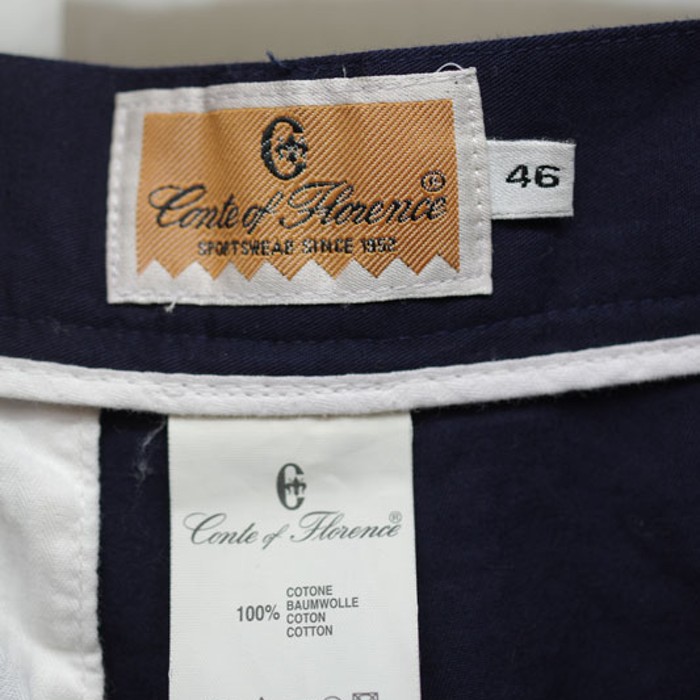ネイビーのコットンハーフパンツ | Vintage.City 古着屋、古着コーデ情報を発信