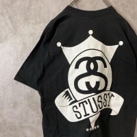 STUSSY chanel logo back print T-shirt size M 配送A ステューシー　バックプリントTシャツ　シャネルロゴ sk8 | Vintage.City 빈티지숍, 빈티지 코디 정보
