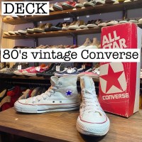 80s 初期　converse all star hi 箱付き　ホワイト  FS118 | Vintage.City 古着屋、古着コーデ情報を発信