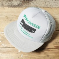 80s 90s USA WISCONSIN プリント メッシュ トラッカー キャップ 帽子 グレー フリーサイズ アメリカ古着 | Vintage.City Vintage Shops, Vintage Fashion Trends