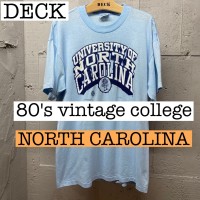 【5月29日まで購入可能】80s vintage ノースカロライナ　カレッジ　Tシャツ　シングルステッチ  TS192 | Vintage.City 古着屋、古着コーデ情報を発信