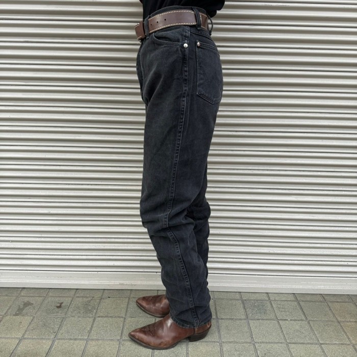 90s Wrangler ラングラー 12MWZWK デニムパンツ Black Denim Pants 80s 後染め made in usa ヴィンテージ ブラックデニム USA製 黒 72cm | Vintage.City Vintage Shops, Vintage Fashion Trends