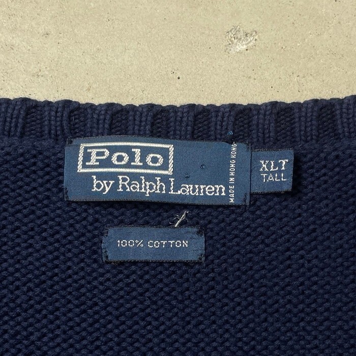 Polo by Ralph Lauren ポロバイラルフローレン コットンニットベスト メンズ2XL相当 | Vintage.City 古着屋、古着コーデ情報を発信