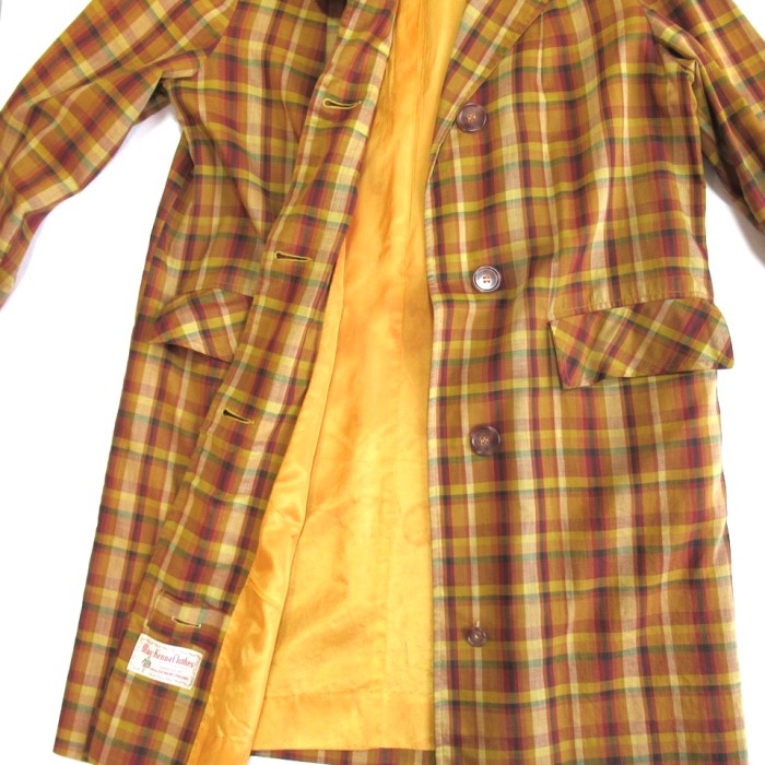60s USA テーラードチェックコート | Vintage.City 古着屋、古着コーデ情報を発信