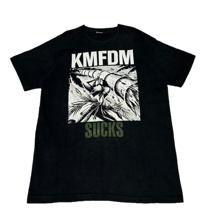 １９９３ KMFDM SUCKS ケーエムエフディーエム サックス Tシャツ