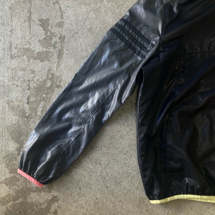 adidas  アディダス ジャケット ジャンパー 黒 グレー ロゴ刺繍 レディースM フード #276 | Vintage.City 古着屋、古着コーデ情報を発信