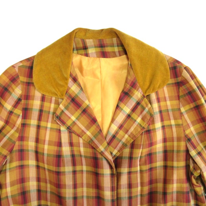 60s USA テーラードチェックコート | Vintage.City 古着屋、古着コーデ情報を発信