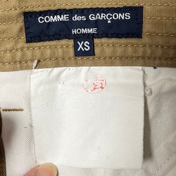 COMME des GARCONS HOMME/ワークパンツ/リペア加工/コットン/キャメル/00s/ワークパンツ/ミリタリー/ペインター/コムデギャルソン | Vintage.City 古着屋、古着コーデ情報を発信