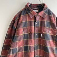 Carhartt block check shirt size XL 配送C　カーハート　チェックシャツ　オーバーサイズ | Vintage.City 古着屋、古着コーデ情報を発信