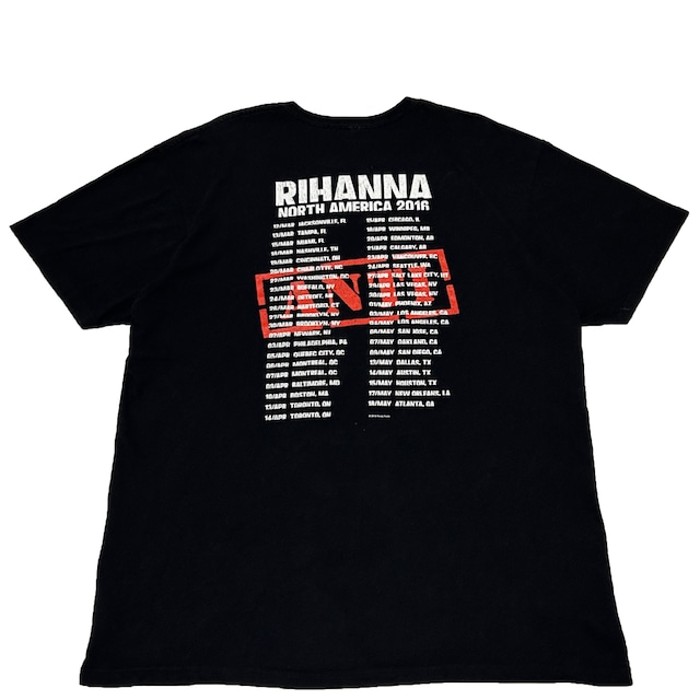 ００S Rihanna Anti World Tourリアーナ アンチワールドツアー2016 Tシャツ | Vintage.City 빈티지숍, 빈티지 코디 정보