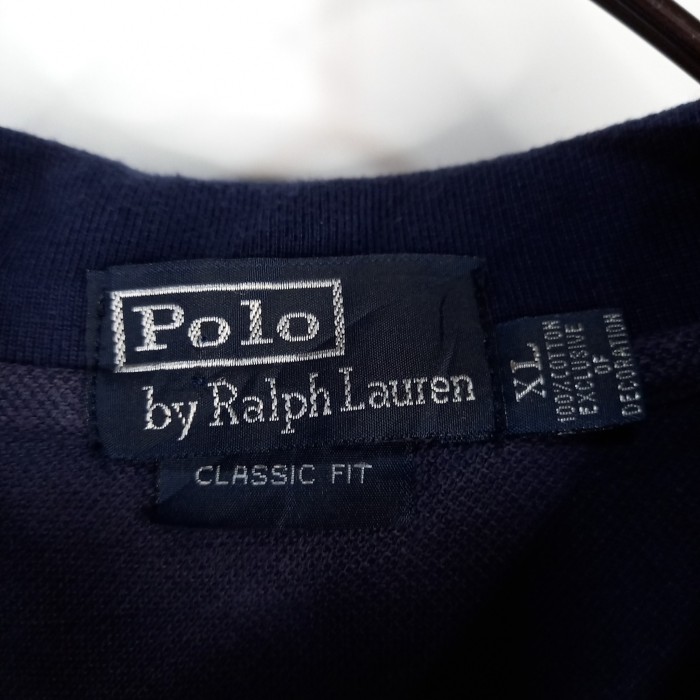ラルフローレン　ポロシャツ　半袖　刺繍　ビッグポニー　ラガー　USA　ネイビー　紺色　XL | Vintage.City 古着屋、古着コーデ情報を発信