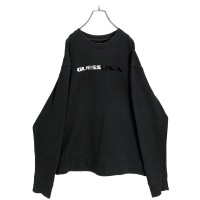 90-00s OLD GUESS Logo design black sweatshirt | Vintage.City 古着屋、古着コーデ情報を発信