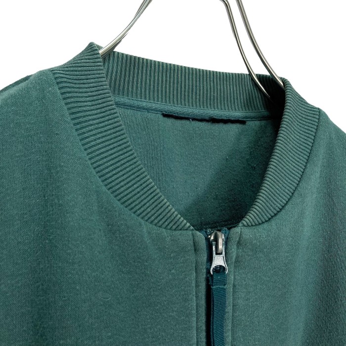 90-00s zip-up fade green design sweat jacket | Vintage.City 古着屋、古着コーデ情報を発信