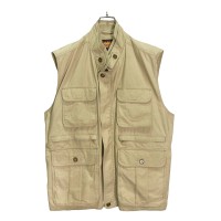 90s Woolrich zip-up 4 pocket cotton safari vest | Vintage.City 빈티지숍, 빈티지 코디 정보