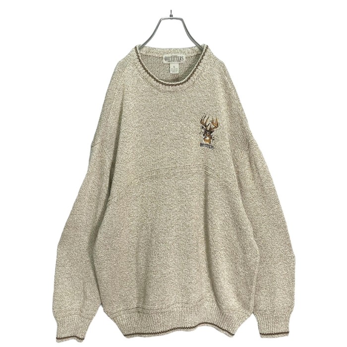 90s AUTHENTIC OUTFITTERS animal embroidered sweater | Vintage.City 빈티지숍, 빈티지 코디 정보