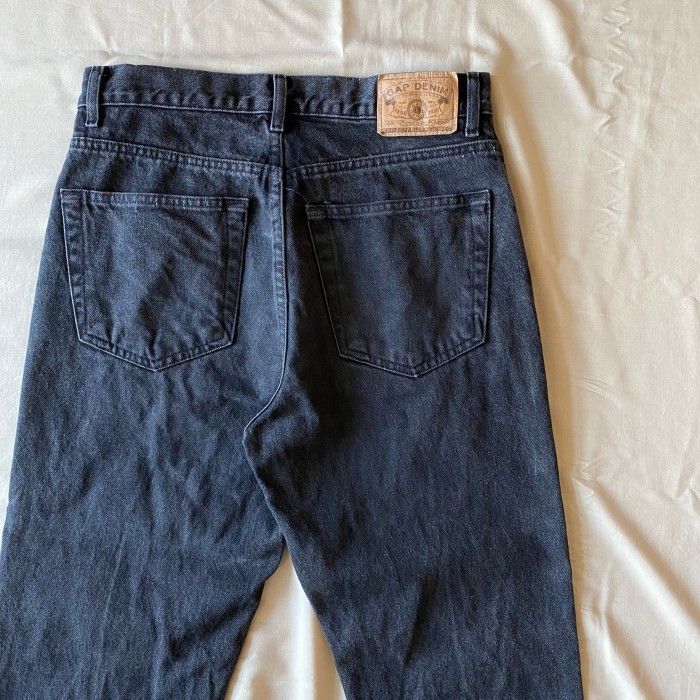 90s USA made /《GAP》black denim pants オールドギャップ ブラックデニム | Vintage.City 빈티지숍, 빈티지 코디 정보