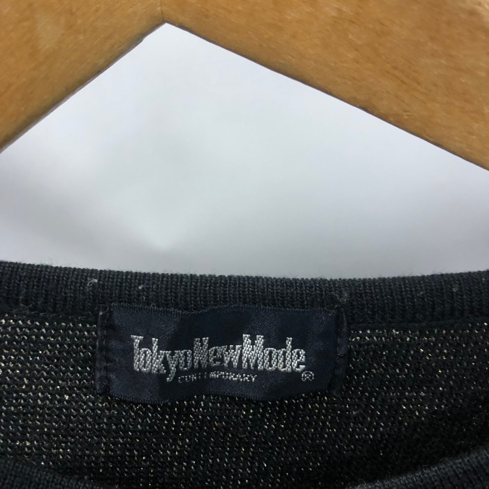 90’s TokyoNewMode vintageニット セーター 黒 | Vintage.City 古着屋、古着コーデ情報を発信
