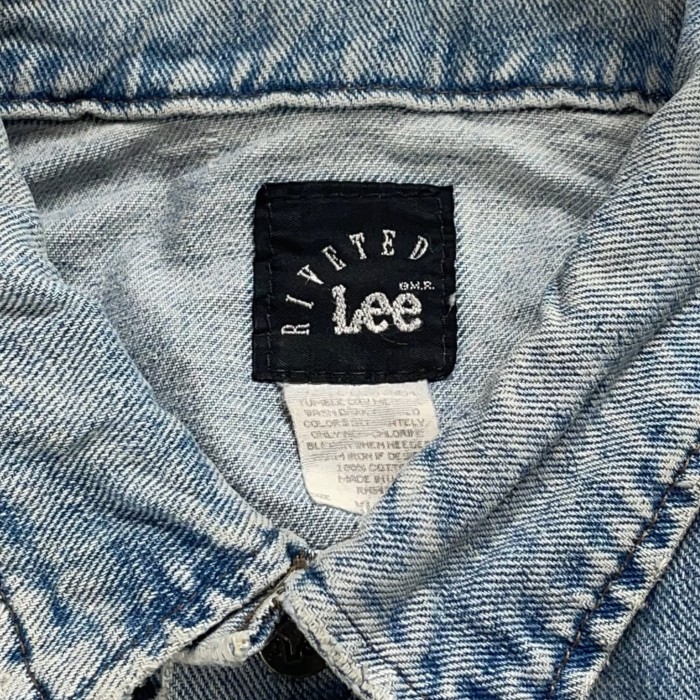 【90's】【USA製】 リー RIVETED XL デニムジャケット ルーズシルエット | Vintage.City 빈티지숍, 빈티지 코디 정보