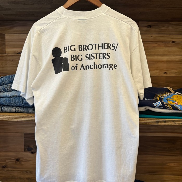 90s ボーリング Tee Tシャツ 両面プリント USA製 XL 【000083