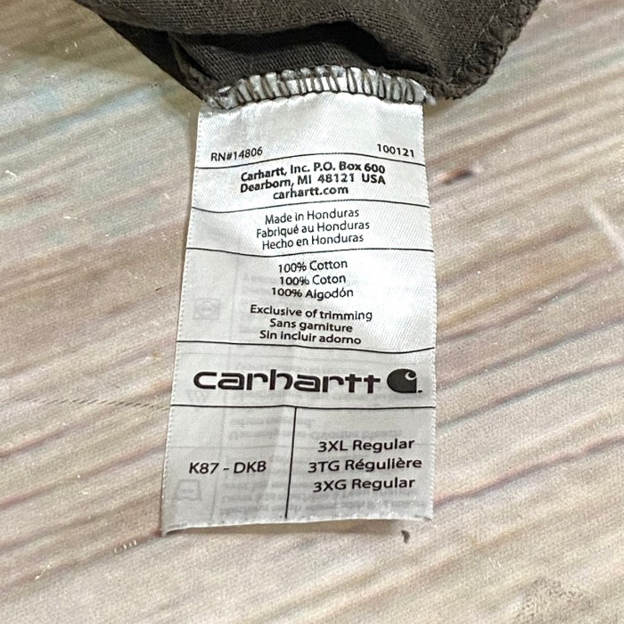 カーハート　carhartt　メンズ　トップス　半袖　Tシャツ　オーバーサイズ　ブラウン | Vintage.City 古着屋、古着コーデ情報を発信