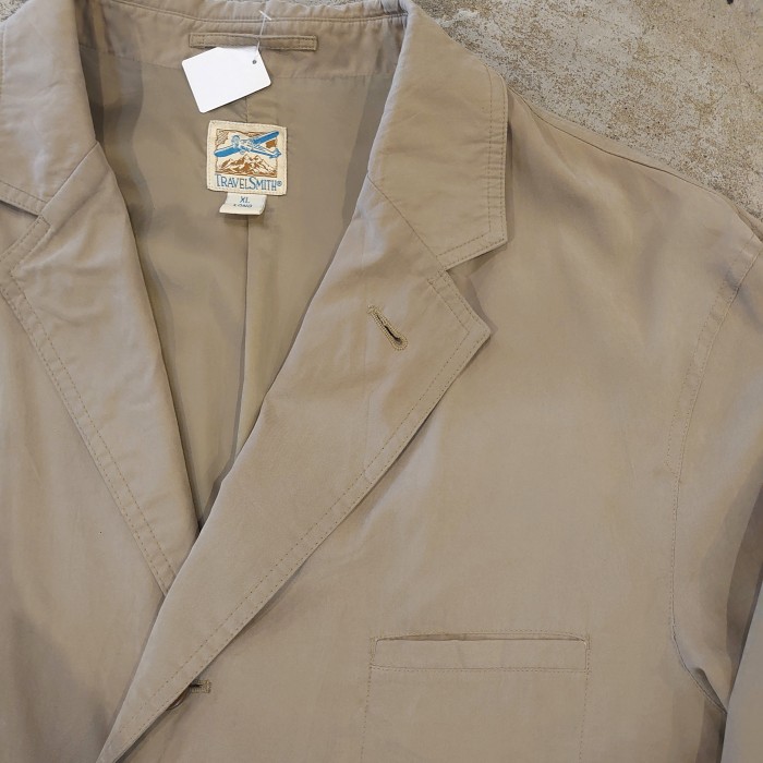 TRAVEL SMITH polyester tailored jacket | Vintage.City 古着屋、古着コーデ情報を発信