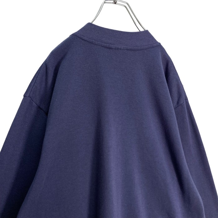 90-00s zip-up fade navy design sweat jacket | Vintage.City 빈티지숍, 빈티지 코디 정보