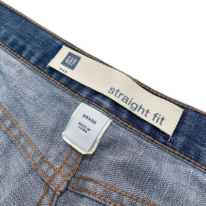 OLD GAP 00's ''straight fit'' indigo denim pants | Vintage.City 古着屋、古着コーデ情報を発信