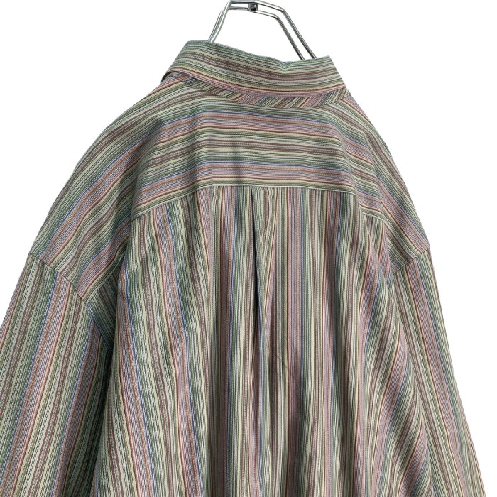 90-00s Eddie Bauer L/S multicolored design stripe shirt | Vintage.City 빈티지숍, 빈티지 코디 정보