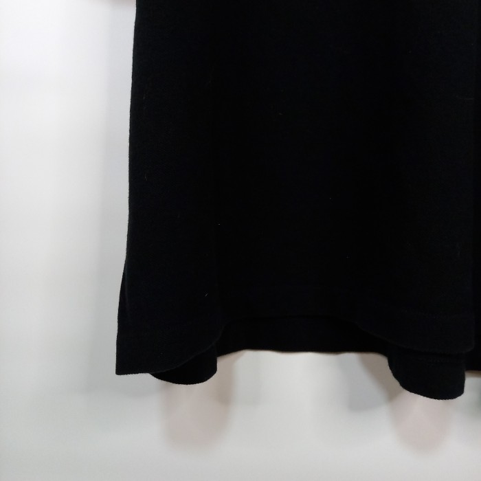 フレンチ　ラコステ　ポロシャツ　半袖　L1212　刺繍ロゴ　シェル　ブラック　黒　XL | Vintage.City 빈티지숍, 빈티지 코디 정보
