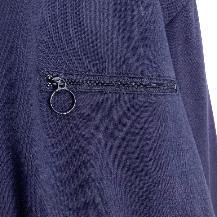 90-00s zip-up fade navy design sweat jacket | Vintage.City 古着屋、古着コーデ情報を発信