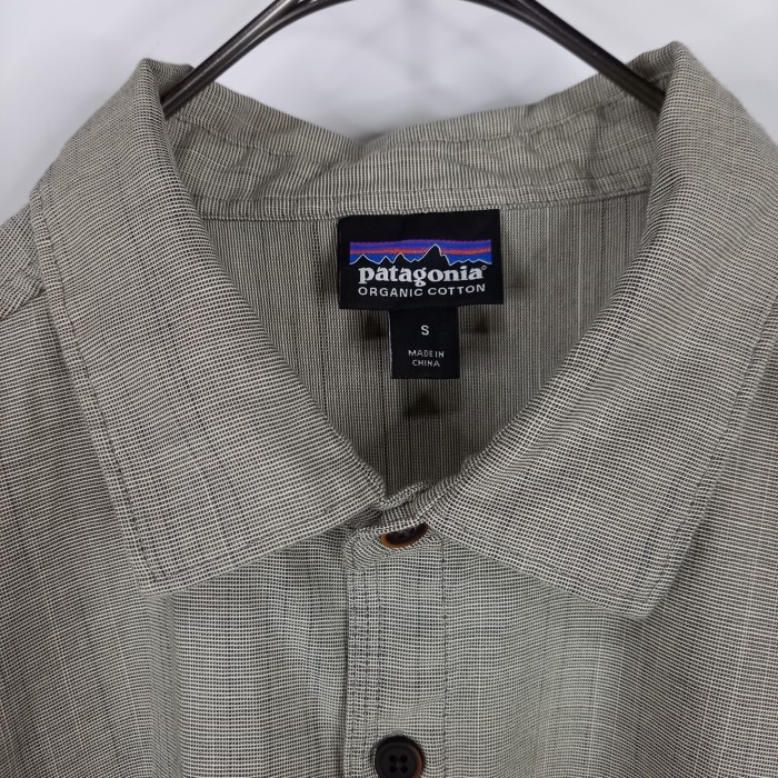 パタゴニア　シャツ　半袖　ポケット　刺繍　チェック　グレー　S | Vintage.City 빈티지숍, 빈티지 코디 정보