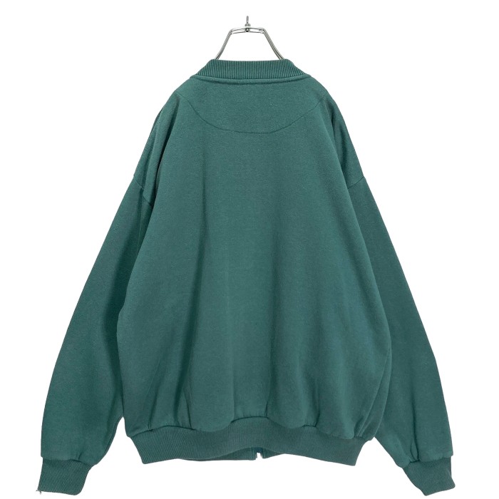 90-00s zip-up fade green design sweat jacket | Vintage.City 古着屋、古着コーデ情報を発信