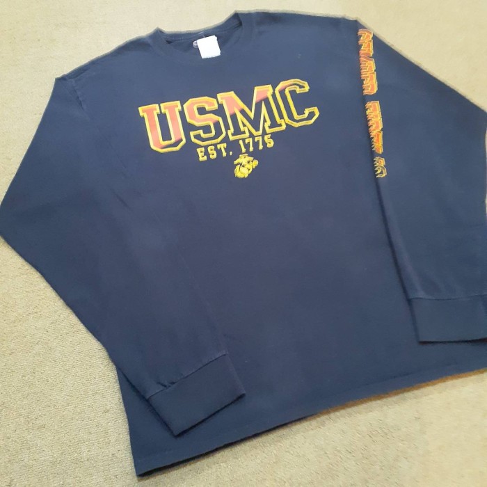 Champion USMC long sleeve t shirt | Vintage.City 古着屋、古着コーデ情報を発信