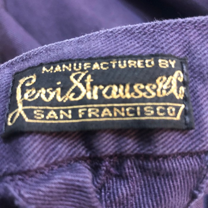 1880s Levi's リーバイス VINTAGE CLOTHING チノ CHINO パープル ワークパンツ デニム サスペンダーパンツ ペインター w32 l32 LVC 復刻 | Vintage.City 古着屋、古着コーデ情報を発信
