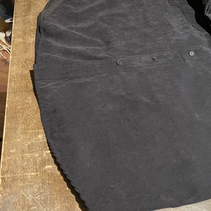 SUN RIVER サンリバー　フェイクスエードシャツ　長袖シャツ　ブラック　C795 | Vintage.City 古着屋、古着コーデ情報を発信