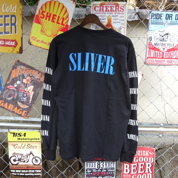 バンドTシャツ ロンT ニルヴァーナ ブラック ピンク 袖ロゴ 両面プリント 黒 9918 | Vintage.City 古着屋、古着コーデ情報を発信