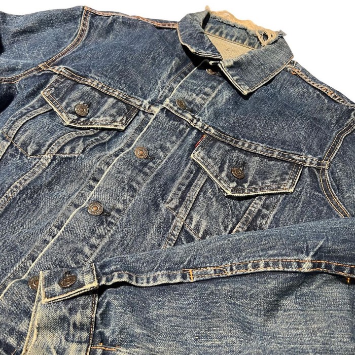 60s～70s Levi's BIGE denim jacket 70505 | Vintage.City 빈티지숍, 빈티지 코디 정보