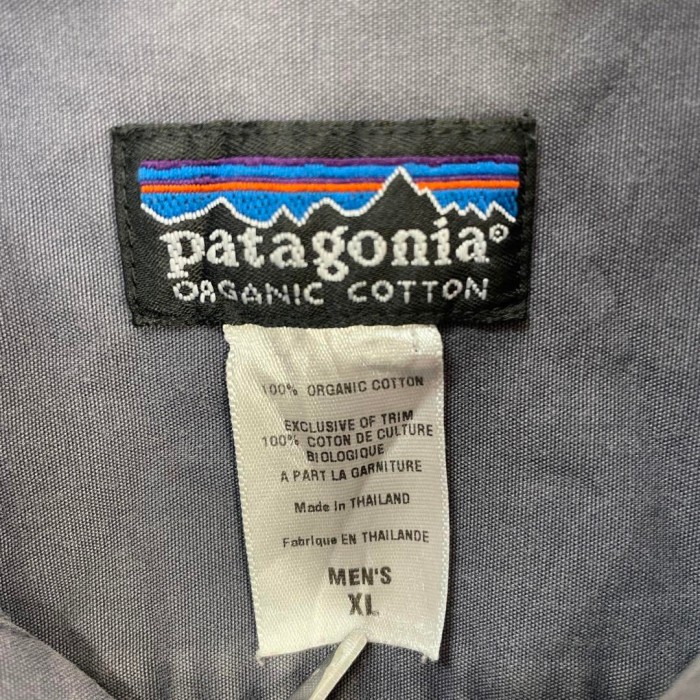 Patagonia organic cotton shirt size XL 配送C パタゴニア　オーガニックコットンシャツ　五角形ポケット　オーバーサイズ | Vintage.City 빈티지숍, 빈티지 코디 정보