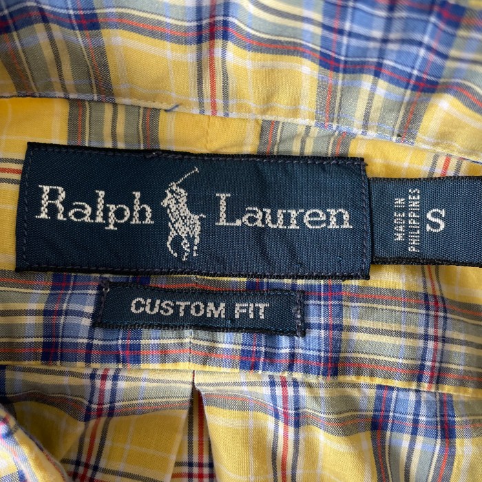 00’s Ralph Lauren/ラルフローレン CUSTOM FIT ロングスリーブシャツ チェックシャツ コットンシャツ 古着 fc-1694 | Vintage.City 古着屋、古着コーデ情報を発信