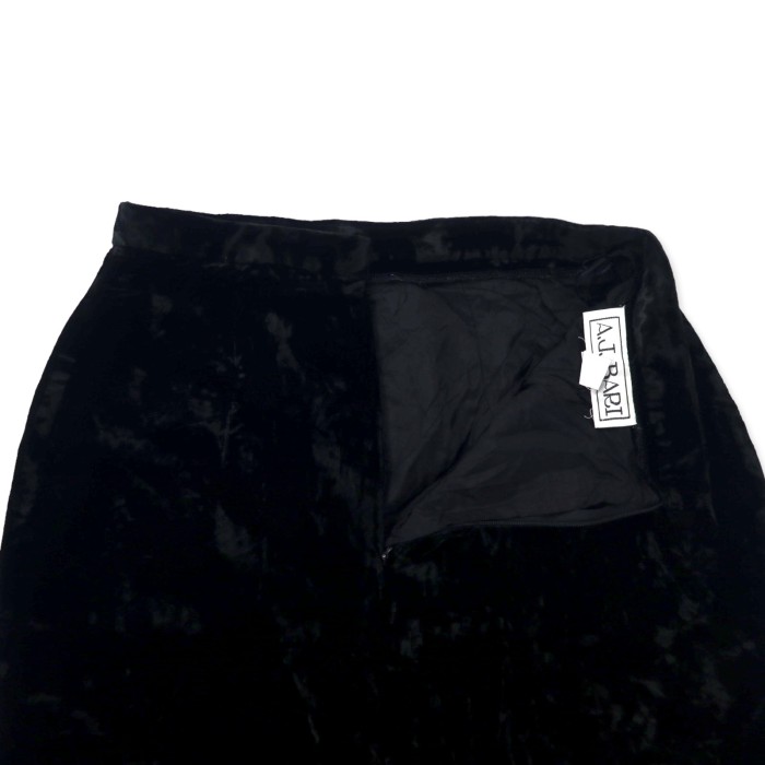 A.J. BARI ベロア スカート 8 ブラック アセテート | Vintage.City 빈티지숍, 빈티지 코디 정보