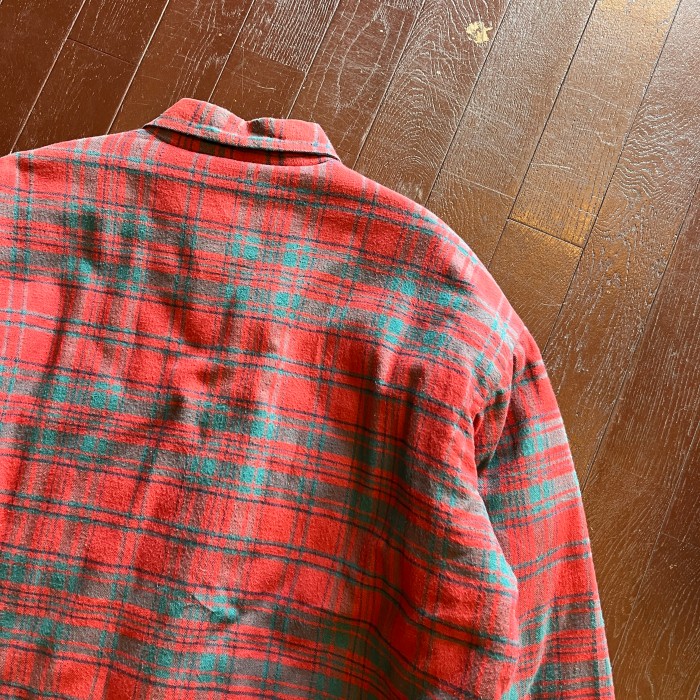 80's~90's St John's Bay Quilted Flannel Check Shirt セントジョンズベイ 中綿 チェック ネルシャツ XL | Vintage.City 古着屋、古着コーデ情報を発信