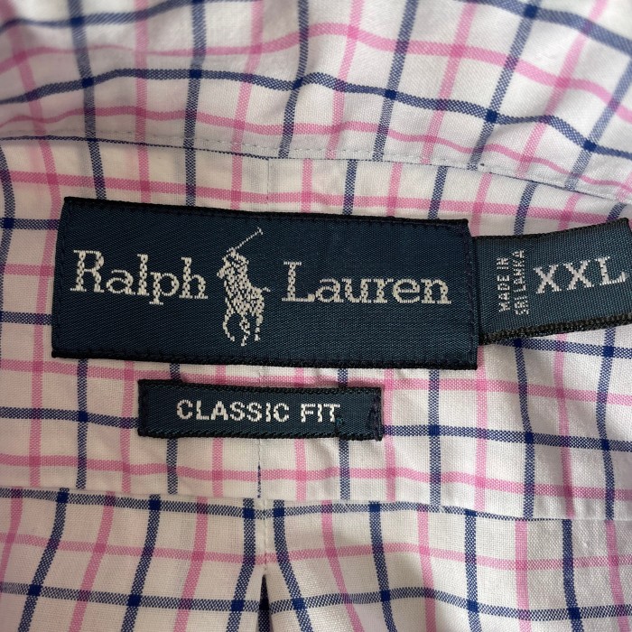 Ralph Lauren/ラルフローレン CLASSIC FIT  ボタンダウンシャツ チェックシャツ トップス シャツ 古着 fc-1697 | Vintage.City 古着屋、古着コーデ情報を発信