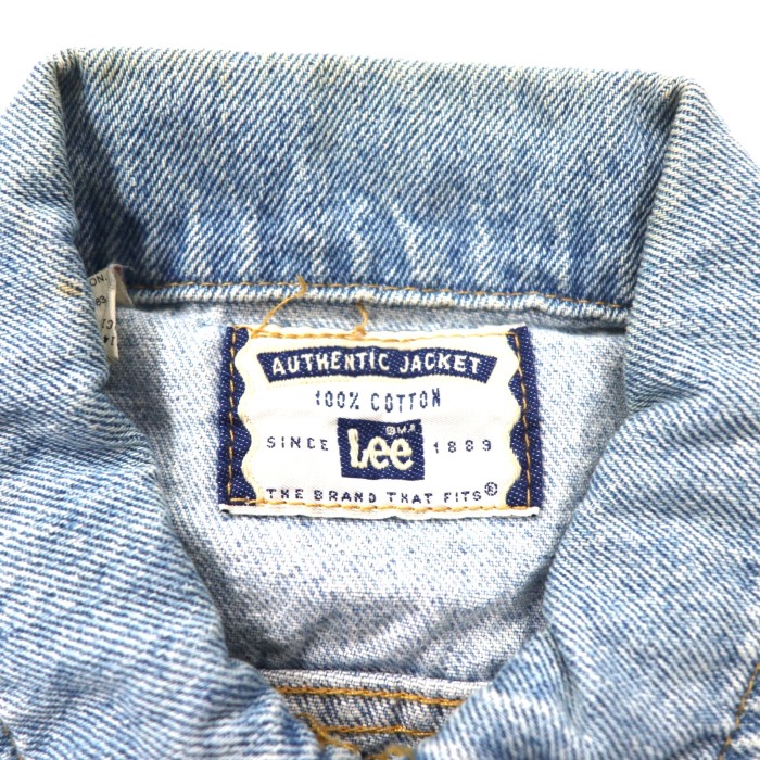 Lee デニムジャケット Gジャン M ブルー コットン 220-5090 USA製 90年代 | Vintage.City 빈티지숍, 빈티지 코디 정보