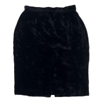A.J. BARI ベロア スカート 8 ブラック アセテート | Vintage.City 빈티지숍, 빈티지 코디 정보