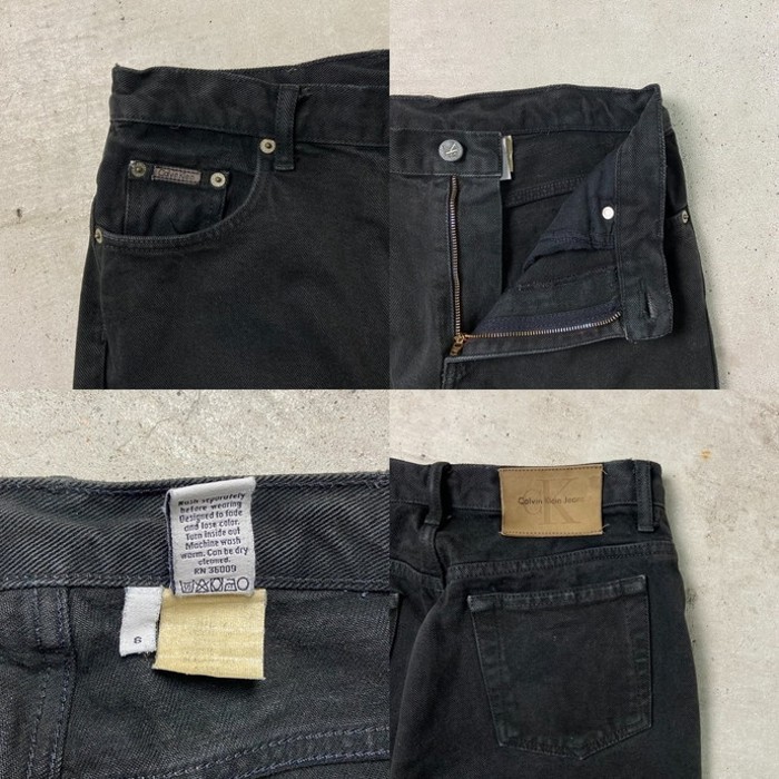 90年代 Calvin Klein Jeans カルバンクラインジーンズ ブラックデニムパンツ レディースW28 | Vintage.City 古着屋、古着コーデ情報を発信