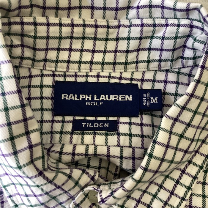 00’s Ralph Lauren golf/ラルフローレンゴルフ TILDEN チェックシャツ ロングスリーブシャツ コットンシャツ 古着 fc-1690 | Vintage.City 빈티지숍, 빈티지 코디 정보