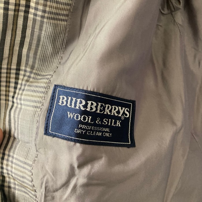 90’s Burberry’s チェックシルクテーラードジャケット 96-86-170AB5 | Vintage.City 古着屋、古着コーデ情報を発信