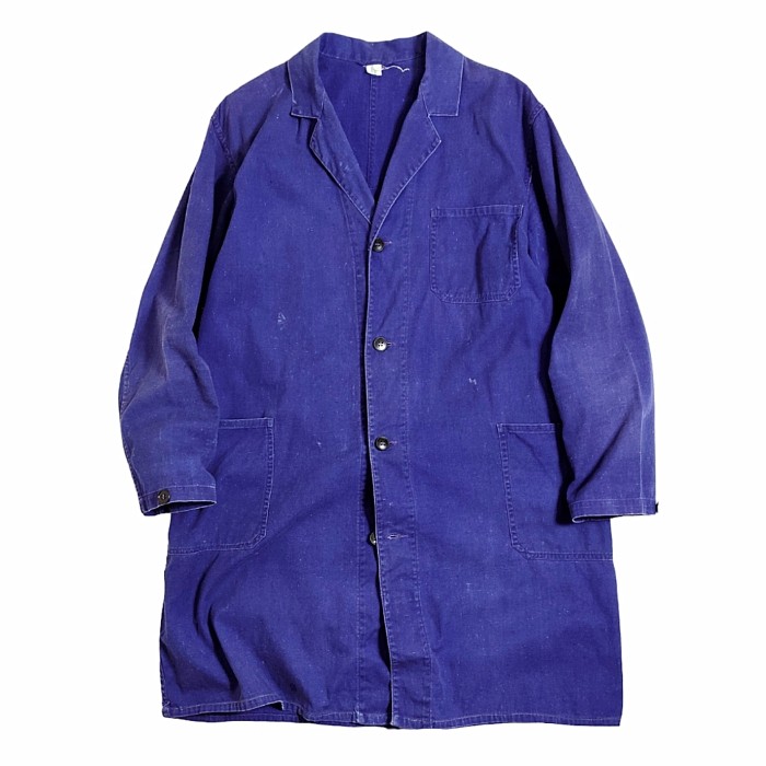 FRENCH / Sun Faded Cotton Twill Work Coat | Vintage.City 빈티지숍, 빈티지 코디 정보